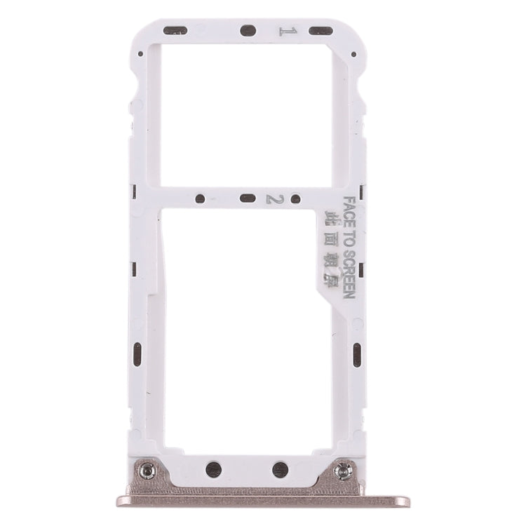 Dual SIM Card and Micro SD Card Tray for Xiaomi Redmi Note 5 (Gold)