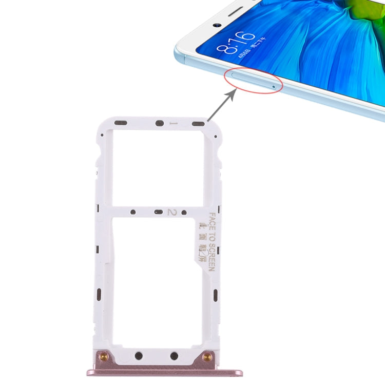 Rose Gold SIM Card and Micro SD Card Tray for Xiaomi Redmi Note 5