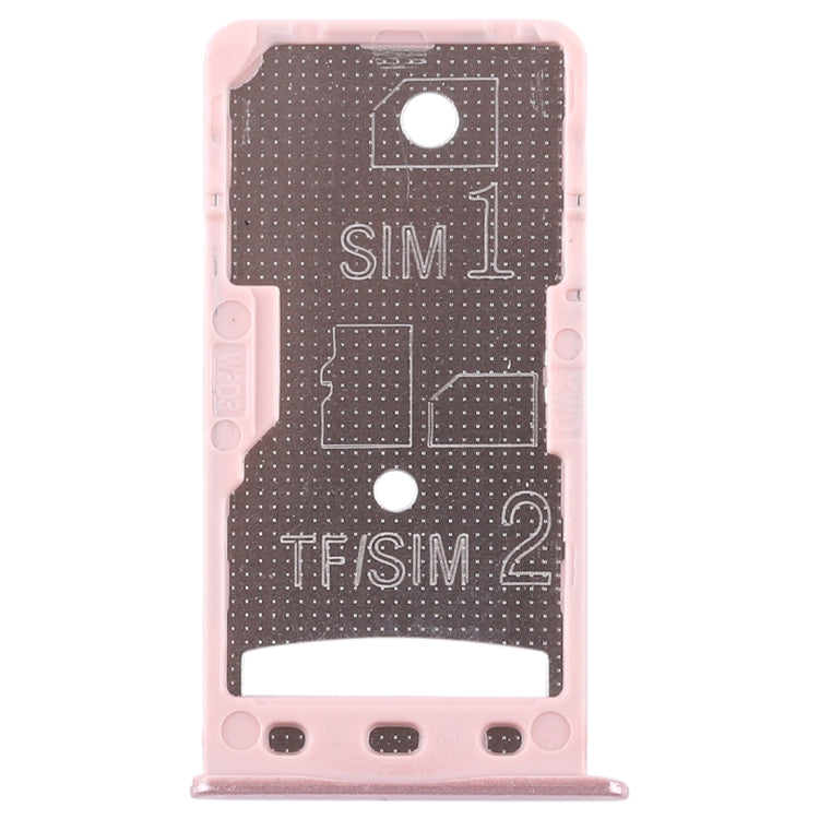 Dual SIM Card and Micro SD Card Tray for Xiaomi Redmi 5A (Rose Gold)