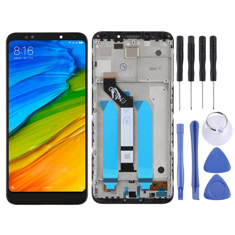 Full Assembly LCD Display with Frame for Xiaomi Redmi 5 Plus (Black)