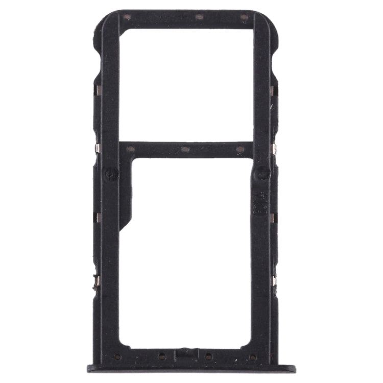 SIM Card Tray + Micro SD Card Tray for Huawei Honor Play 7X (Black)