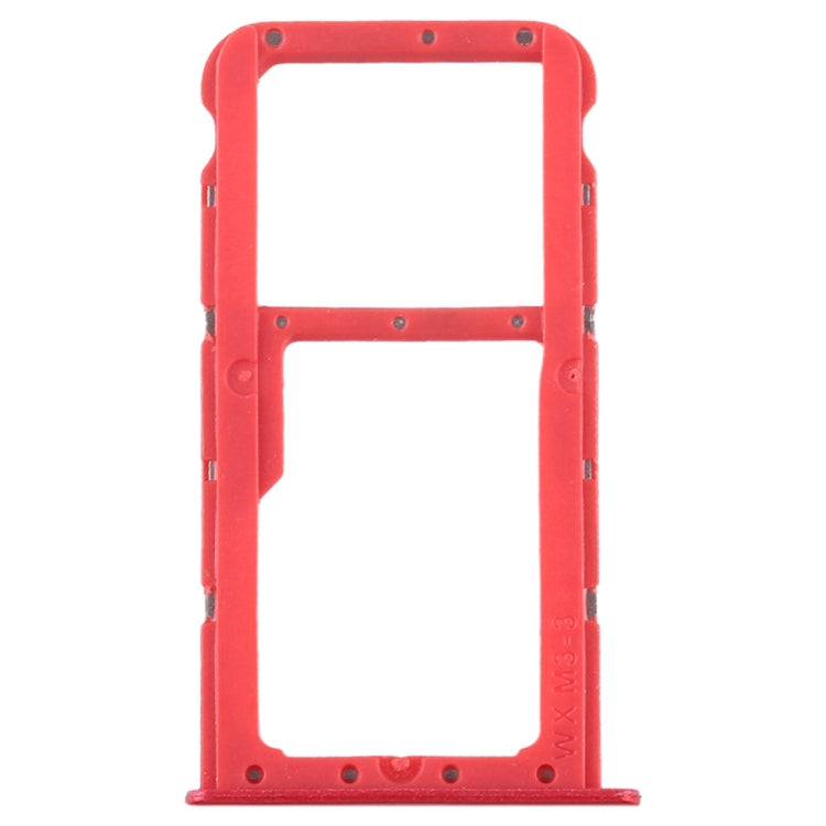 SIM Card Tray + Micro SD Card Tray for Huawei Honor Play 7X (Red)