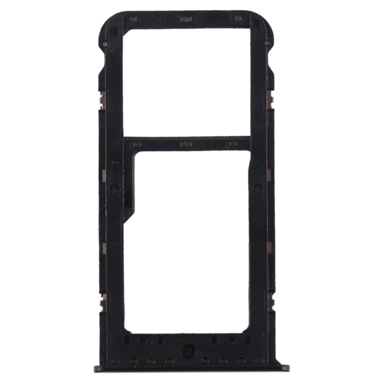 SIM Card Tray + Micro SD Card Tray Replacement for Huawei Honor V9 Play (Black)