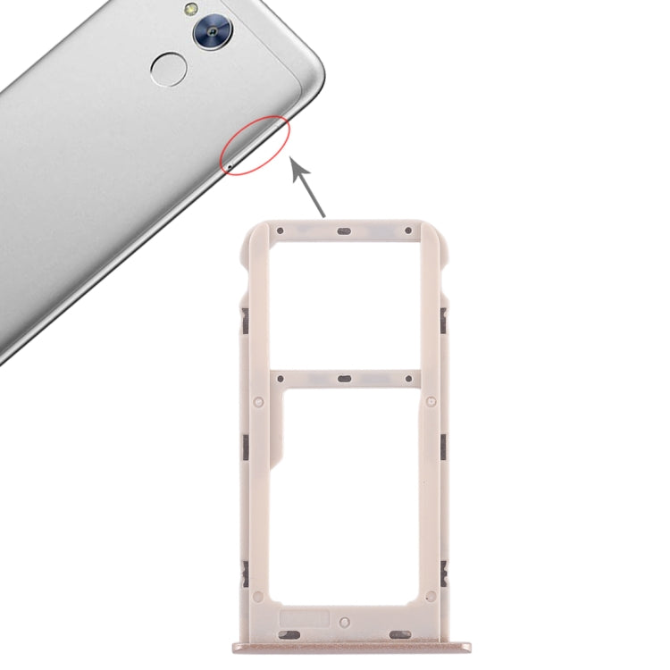 SIM Card Tray and Micro SD Card Tray Set for Huawei Honor 6A (Gold)