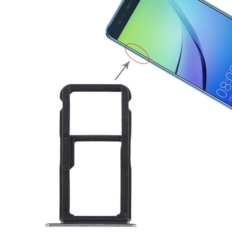 Huawei Nova Lite SIM Card Tray and Micro SD Card Tray - Grey