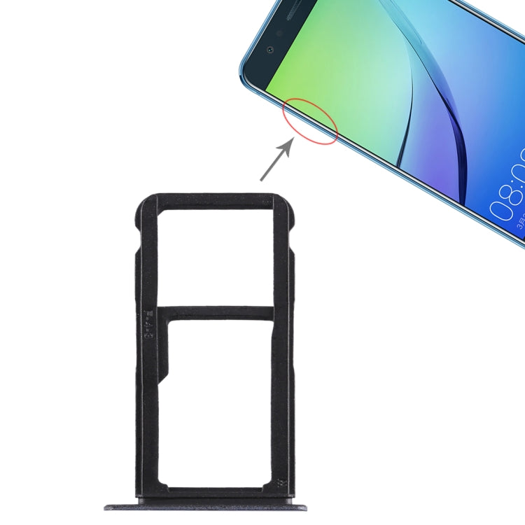 SIM Card and Micro SD Card Replacement Tray for Huawei Nova Lite (Blue)