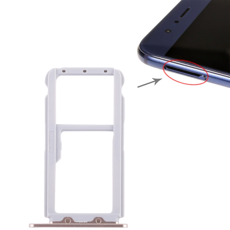 Huawei Honor V9 SIM Card Tray and Micro SD Card Tray - Gold
