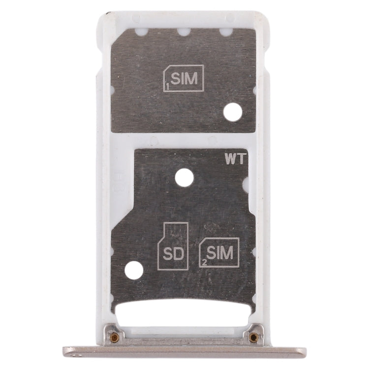 Dual SIM Card Tray / Micro SD Card Tray for Huawei Enjoy 6 / AL00 (Gold)