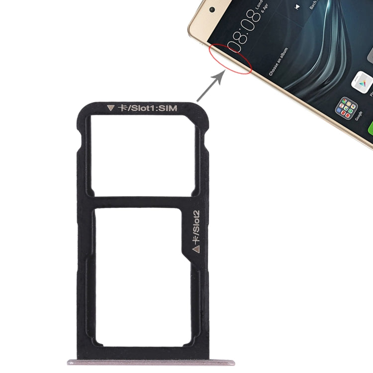Replacement Pink SIM Card Tray + Micro SD Card Holder for Huawei P9 Lite