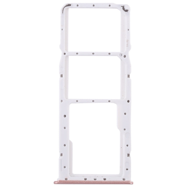 Pink 2 SIM Card Tray + Micro SD Card Tray for Huawei Enjoy 8 Plus with Installation Guide
