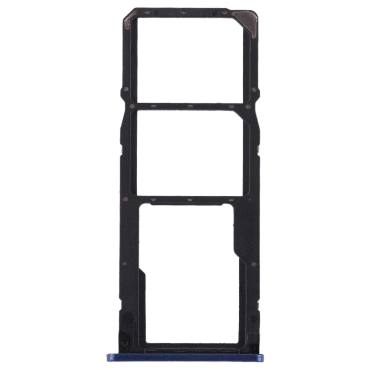 Dual SIM Card Tray + Micro SD Card Tray for Huawei Honor Play 7C (Blue)
