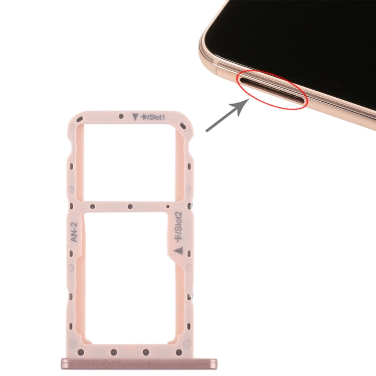 Huawei P20 Lite/Nova 3e Replacement SIM Card Tray and Micro SD Card Tray (Pink)