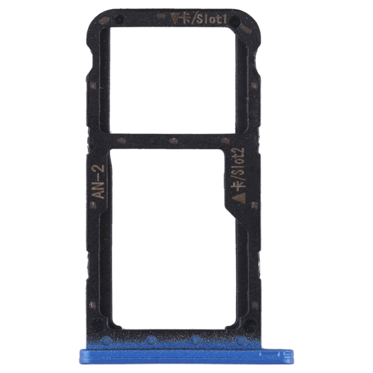 SIM Card Tray and Micro SD Card Holder for Huawei P20 Lite and Nova 3e (Blue)