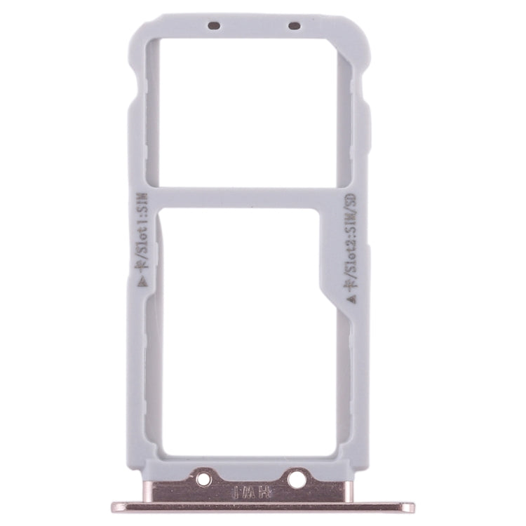 Gold Dual SIM Card and Micro SD Card Tray for Huawei Nova 2s