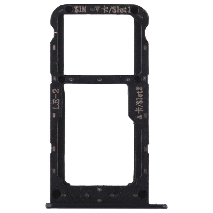 SIM Card Tray + Micro SD Card Tray for Huawei Honor 9 Lite (Black)