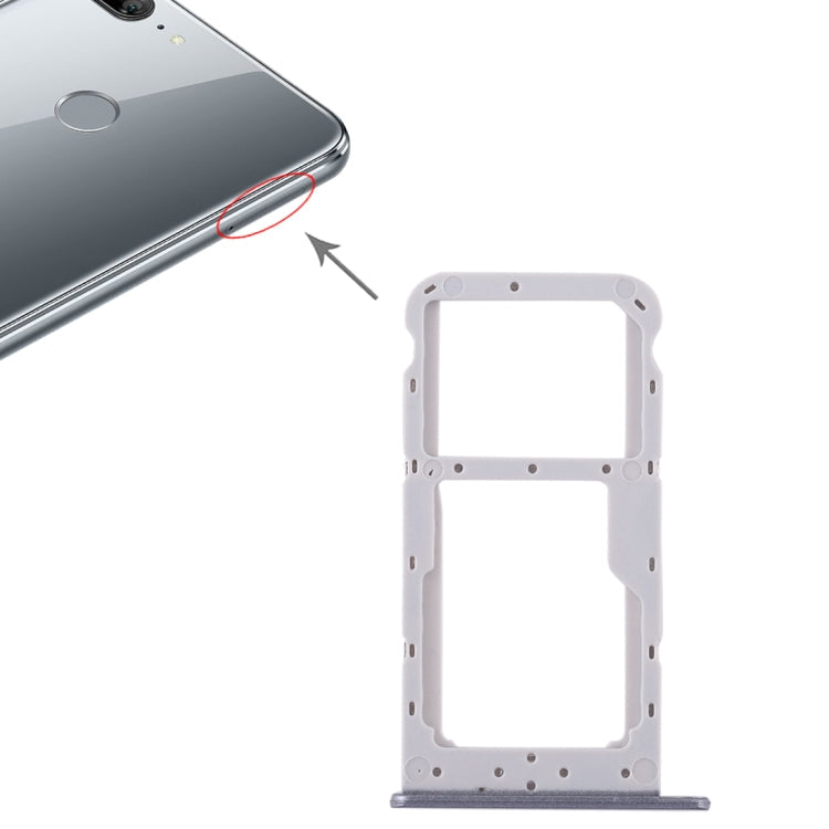 SIM Card and Micro SD Card Tray Replacement for Huawei Honor 9 Lite (Grey)