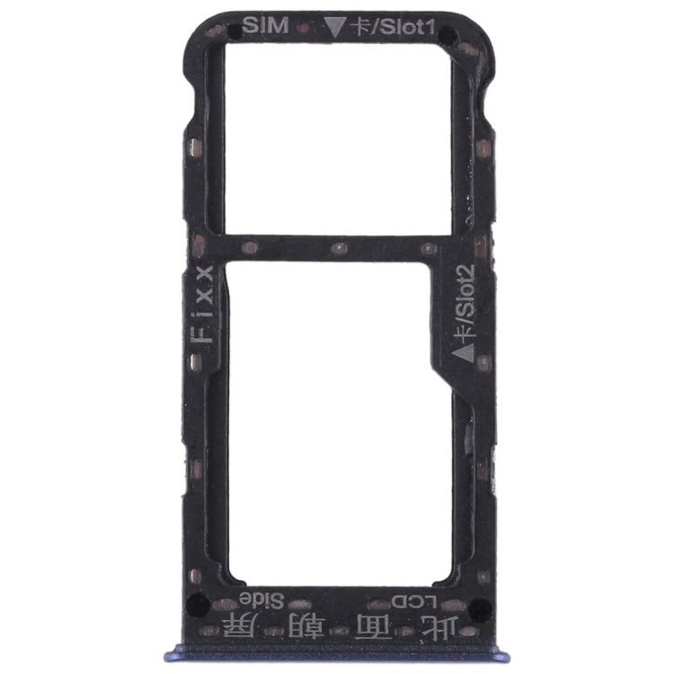 SIM Card Tray + Micro SD Card Tray Replacement for Huawei P smart (Enjoy 7S) - Blue