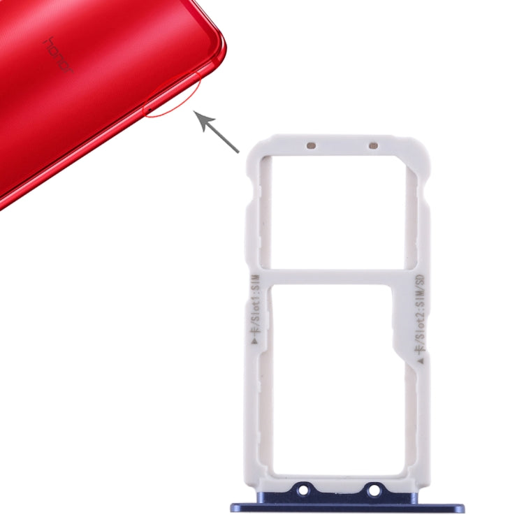 Huawei Honor View 10/V10 SIM Card Tray with Micro SD Card Slot (Blue)