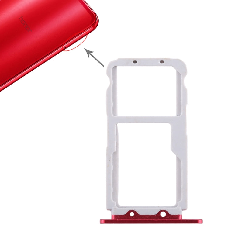 Huawei Honor View 10/V10 SIM Card Tray and Micro SD Card Tray (Red)