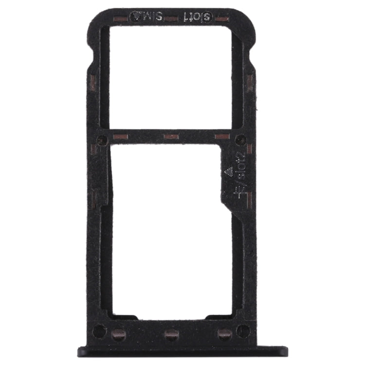 Replacement SIM Card and Micro SD Card Tray for Huawei Enjoy 7 (Black)