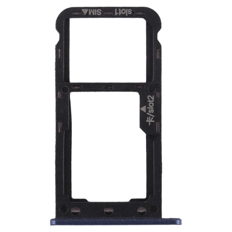 SIM Card Tray and Micro SD Card Replacement for Huawei Enjoy 7 (Blue)