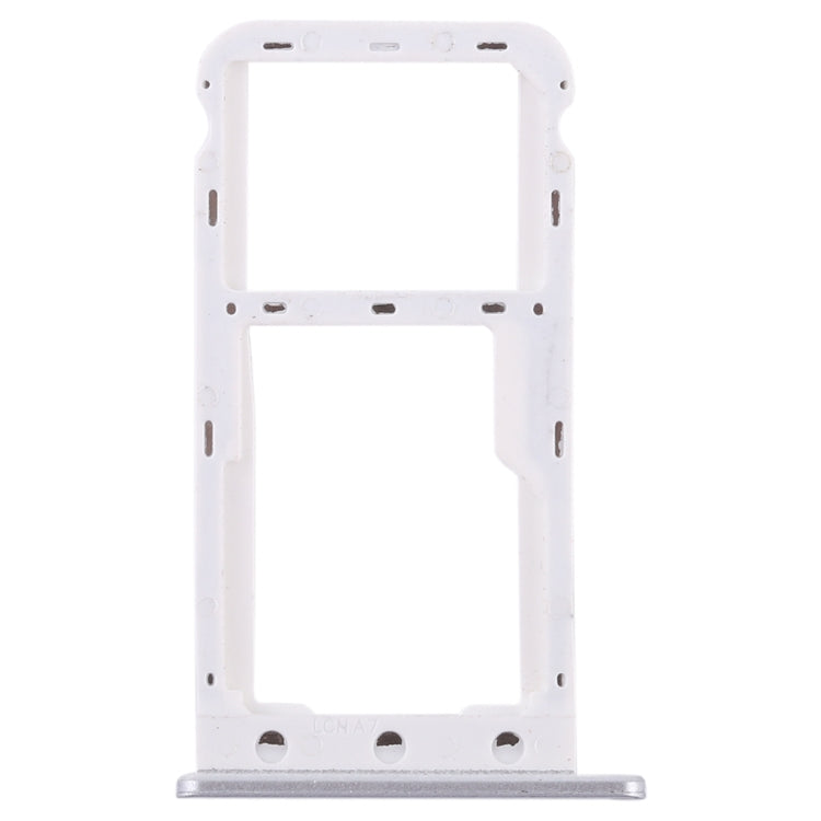 Huawei Enjoy 7 Silver SIM Card and Micro SD Card Tray Set