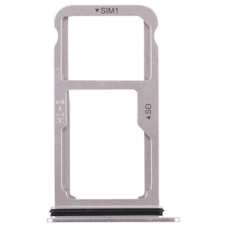 SIM Card Tray and Micro SD Card Tray Combo for Huawei Mate 10 in Silver