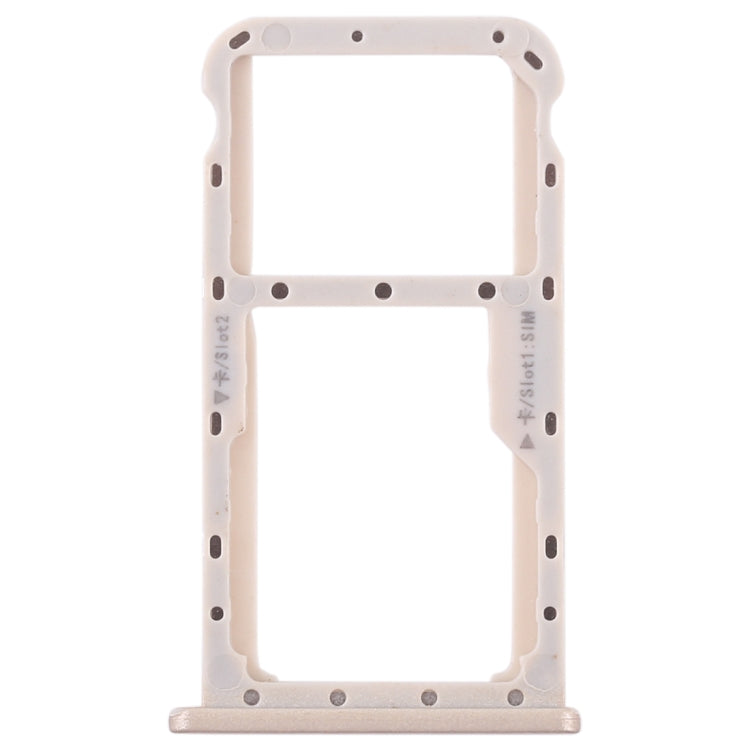 SIM Card Tray + SIM Card Tray / Micro SD Card for Huawei Maimang 6 (Gold) with Installation Recommendation
