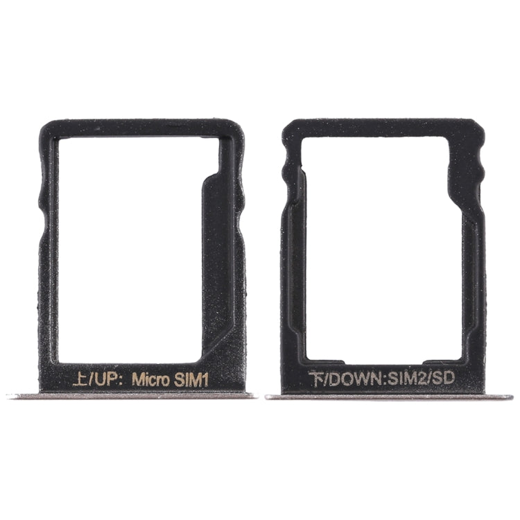 SIM Card Tray and SIM Card/Micro SD Card Tray Replacement for Huawei Enjoy 5s (Gold)