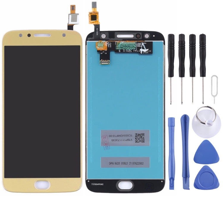 LCD Screen and Touch Digitizer Assembly for Motorola Moto G5S Plus in Gold Color