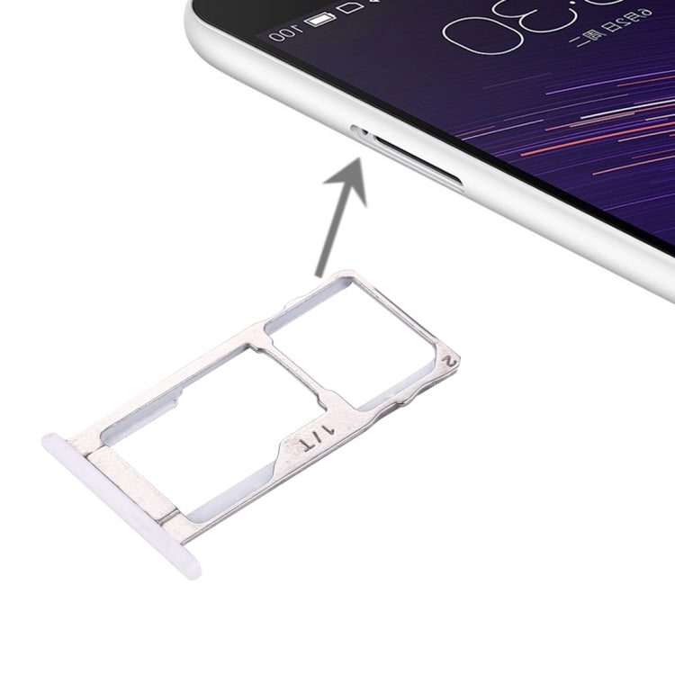 Meizu Meilan Metal SIM + SIM / Micro SD Card Tray in White