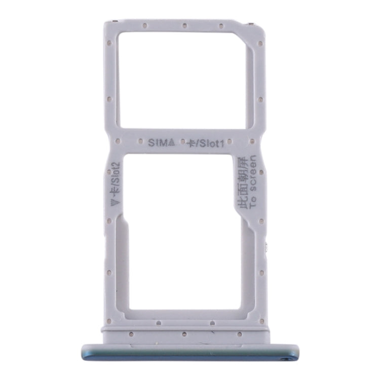 SIM Card Tray and Micro SD Card Tray Replacement for Huawei P smart Pro 2019 (Blue)