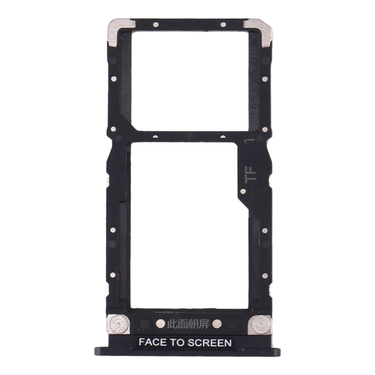SIM Card Tray + Micro SD Card Tray for Xiaomi Mi Pad 4(Black)