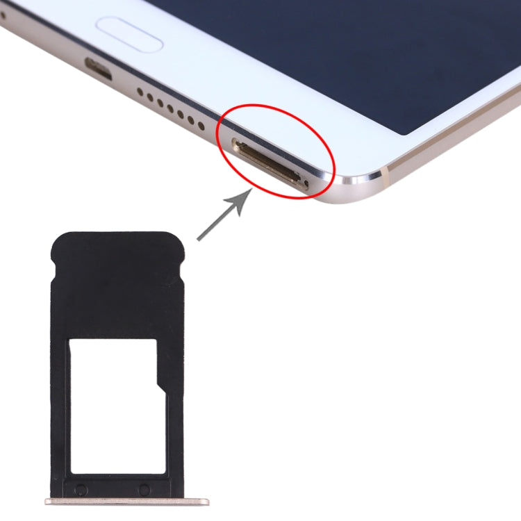 Gold Micro SD Card Tray for Huawei MediaPad M3 8.4 WIFI Version