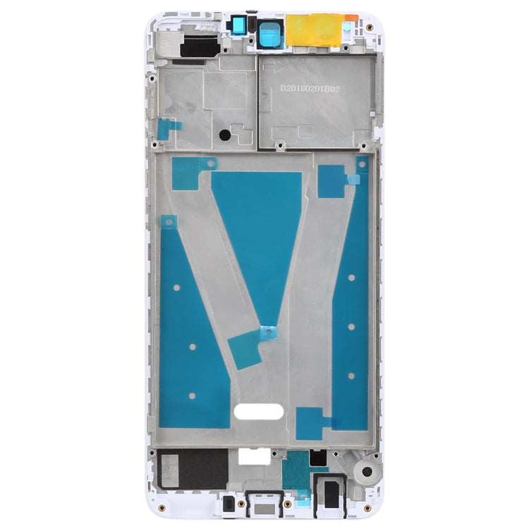 White Front Housing LCD Frame Bezel Replacement for Huawei Enjoy 8 Plus