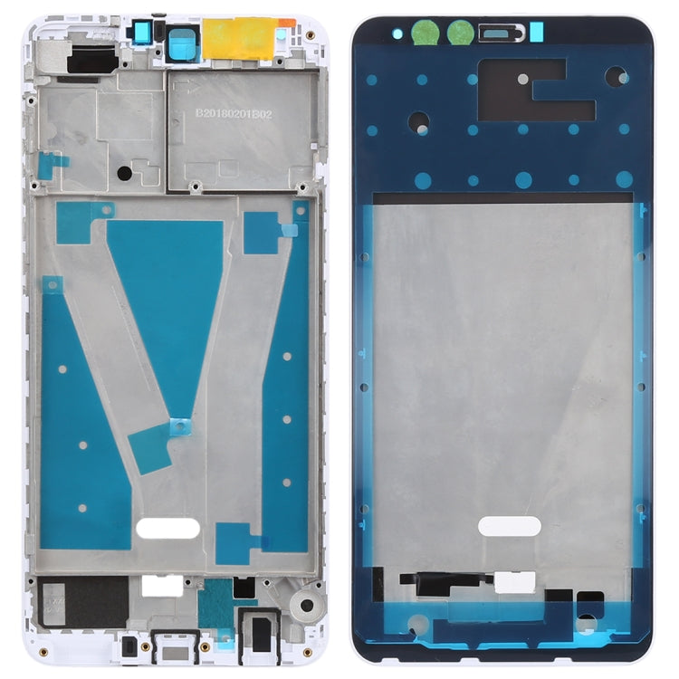 White Front Housing LCD Frame Bezel Replacement for Huawei Enjoy 8 Plus