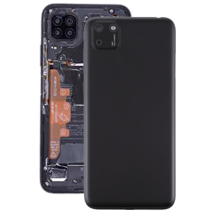 Black Original Battery Back Cover with Camera Lens Cover for Huawei Y5p