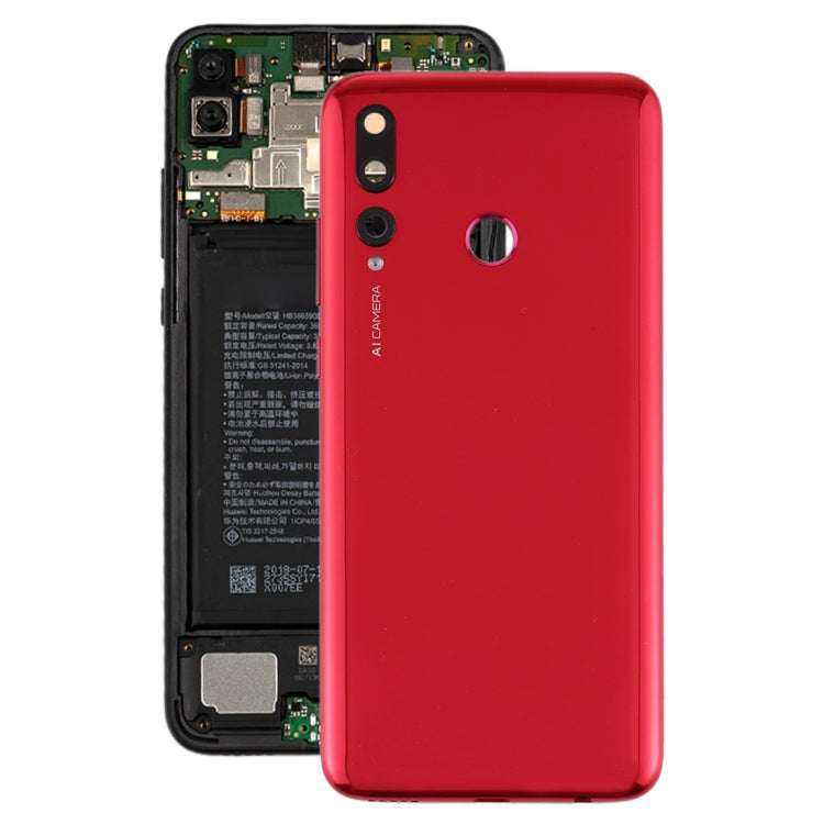Red Original Battery Back Cover with Camera Lens for Huawei P Smart+ 2019