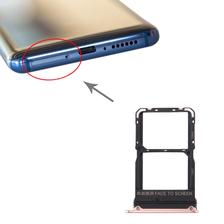 SIM Card Tray Replacement for Xiaomi Mi 10 - Gold