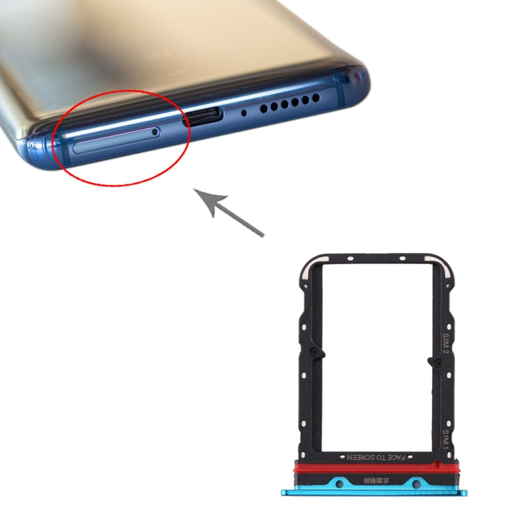 SIM Card Tray Replacement for Xiaomi Mi 10 - Blue