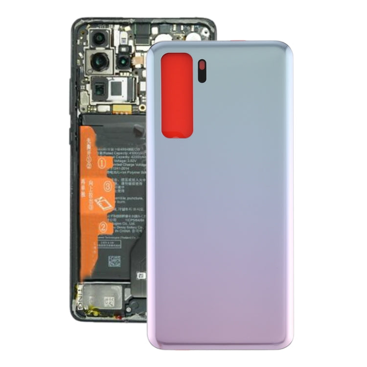 Silver Battery Back Cover Replacement for Huawei P40 Lite 5G / Nova 7 SE