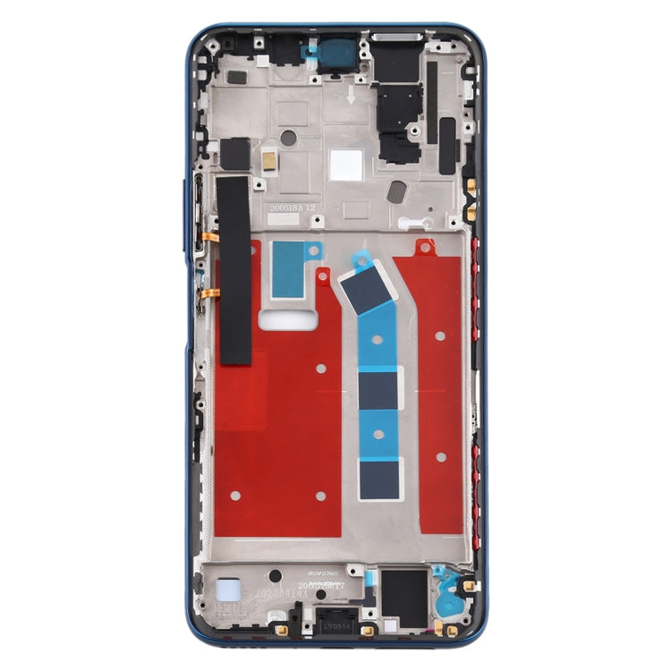 Middle Frame Bezel Replacement Plate for Huawei Honor X10 5G (Blue)