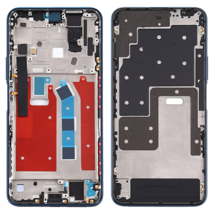 Middle Frame Bezel Replacement Plate for Huawei Honor X10 5G (Blue)