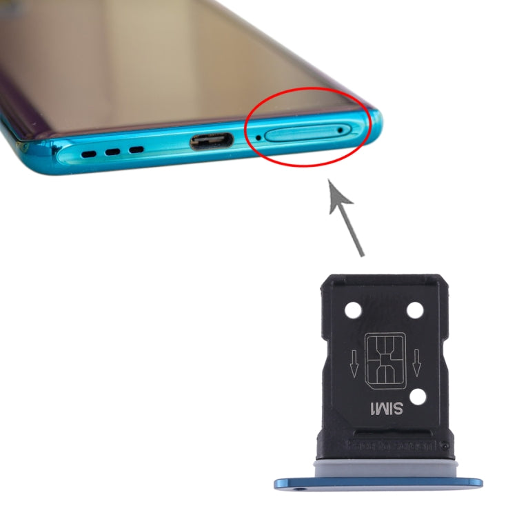 SIM Card Tray Replacement for OPPO Find X2 (Blue)
