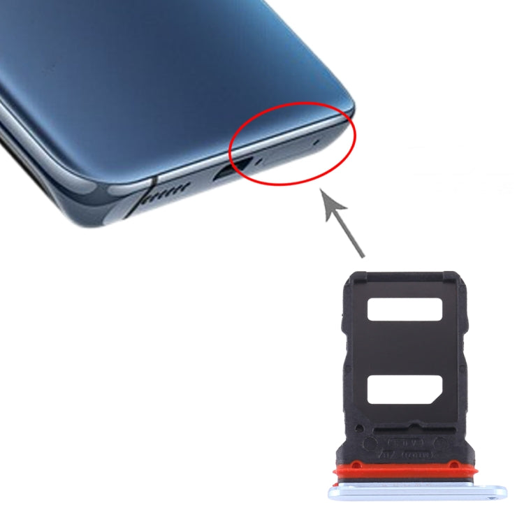 Blue SIM Card Tray Replacement for Vivo X50 Pro