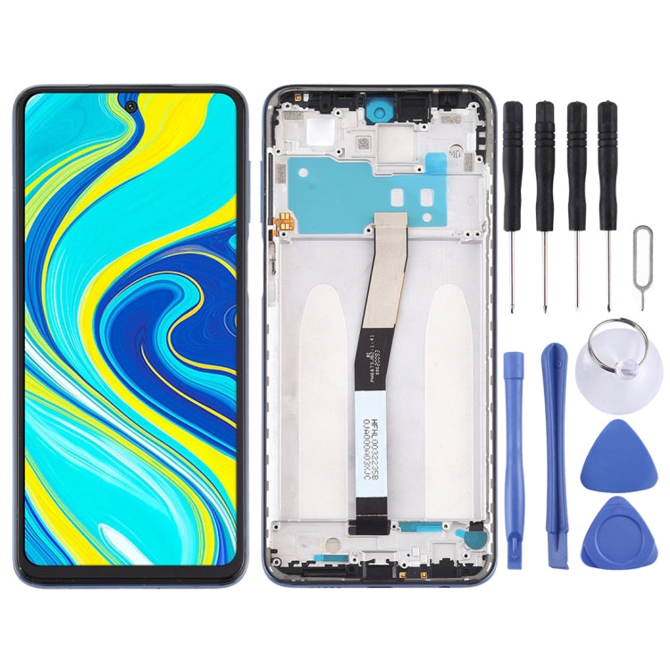 Xiaomi Redmi Note 9S/9 Pro Max/9 Pro LCD Screen and Digitizer Assembly with Frame (Black)