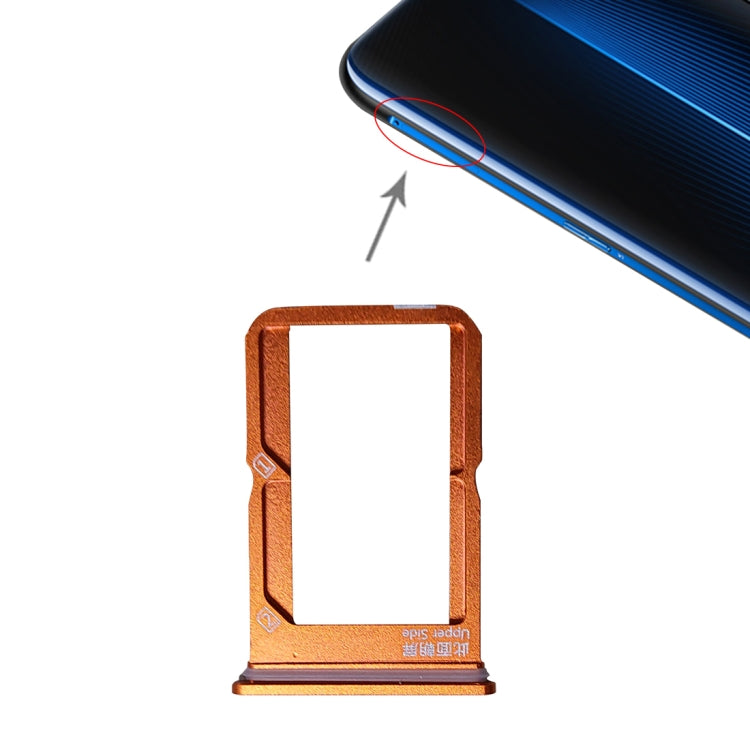 SIM Card Tray Replacement for Vivo iQOO - High-Quality Orange Tray