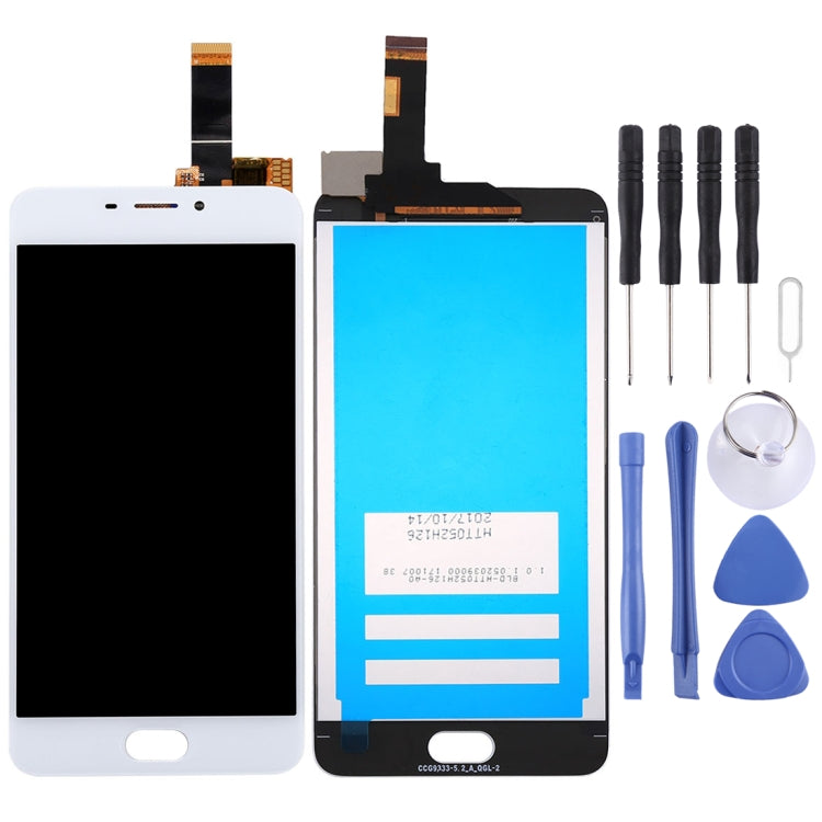 Meizu M6 White LCD Screen and Digitizer Full Assembly