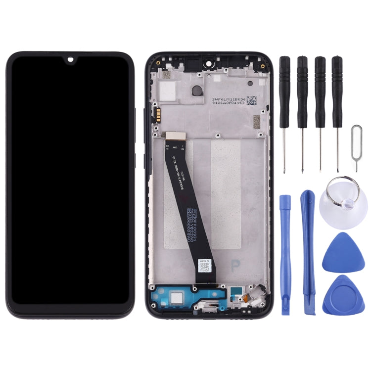LCD Screen and Digitizer Full Assembly with Frame for Xiaomi Redmi 7 (Black) - Revitalize Your Device