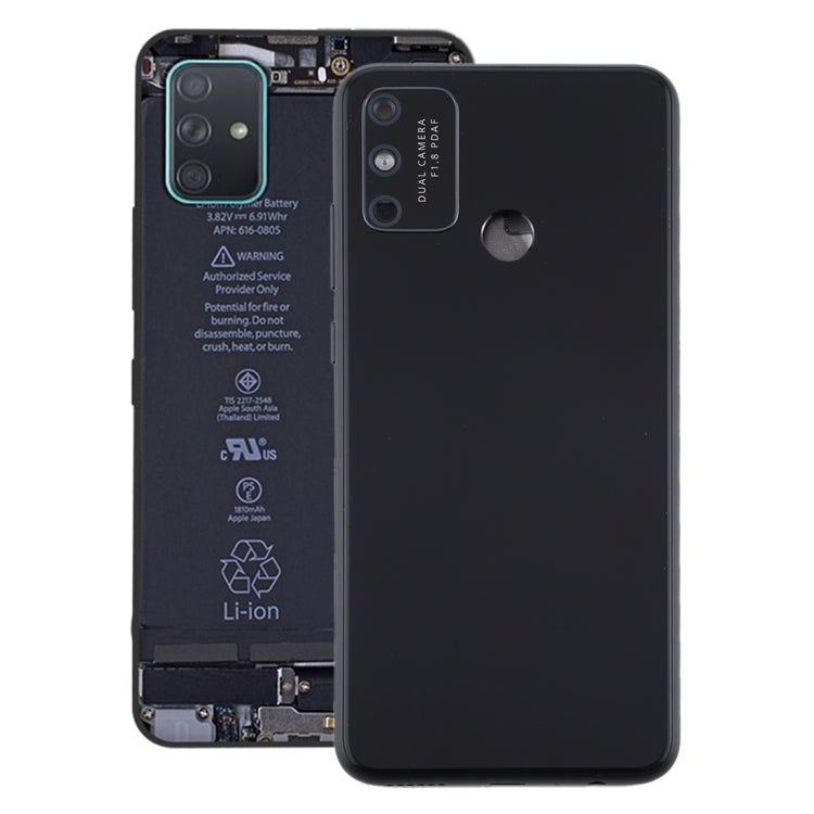 Battery Back Cover and Camera Lens Cover Replacement for Huawei Honor Play 9A (Black)